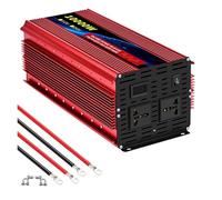Inverter Inverter A Onda Sinusoidale Pura 1600W-10000W CC 12V/24V A CA 220V 50Hz Inverter Potenza Adattatore Convertitore Caricabatteria Presa Universale Convertitore(12V,220V_10000W 50HZ)
