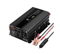 Inverter Inverter Da 2600 W DC12V AC220V Con Potenza Picco Presa Universale Per Auto Con Display A LED E Alimentatore Portatile Invertitore(AC220V-240V_1500W BLACK LED)