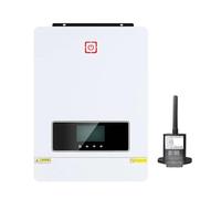 Inverter Inverter Ibrido Solare 10200W Doppio MPPT Regolatore Solare 160A 48V 230V On-grid Off-grid Ingresso Fotovoltaico Massimo Onda Sinusoidale Pura 500V Convertitore Tensione(10.2KW-BMS-WiFI)