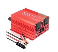 Inverter Inverter Per Auto 300W 500W DC12V AC220V Convertitore Caricabatterie Portatile Per Esterni Presa Accendisigari UE/universale Invertitore(Red 500W US)