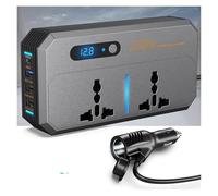Inverter Inverter Per Auto Da 200 W, Convertitore Da CC 12 V A CA 110 V 220 V, Adattatore Di Alimentazione Per Auto, Spina USB Tipo C USA UE Convertitore Tensione(220V EU)