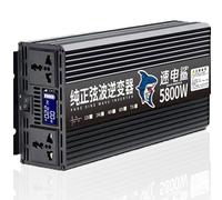 Inverter Onda Sinusoidale Pura,Convertitore Di Tensione,Conversione Ad Alta Efficienza, Nessun Inquinamento Elettromagnetico,Adatto per Laptop, Apparecchiature Mediche E Vari Strumenti,5800w,48Vto220V