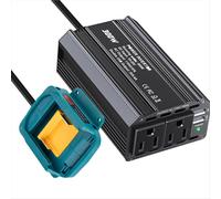 Inverter per auto da 300 W per batteria agli ioni di litio da 18 V, inverter per esterni, generatore di corrente alternata 110 V/20 V