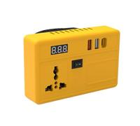 Inverter Per Batteria Per Attrezzatura Elettrica - Alimentatore Portatile,Inverter Da 21 Volt A 200-220 Volt, Presa Con Multiple Funzioni Per Telefono E Per Ventilatore