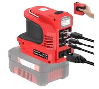 Inverter per Einhell batteria 18 V, 180 W DC 18 V a AC 220 V, generatore di potenza portatile, adattatore a batteria con porte USB e presa di tipo C e AC