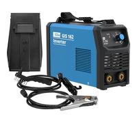 Güde Saldatrice Inverter GIS 162 (230 V, 15,5 W, potenza di alimentazione massima 5,0 kVA, gamma di regolazione 10-160 A, corrente di saldatura, con supporto per elettrodi, morsetto di massa, martello