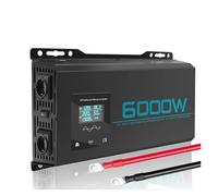 Inverter Potenza Casa CAMPER Camion Off-Grid Travel 6000W Tensione Inverter Onda Sinusoidale Per Pura DC 12V 24V AC 220V Convertitore Solare Alimentazione Convertitore
