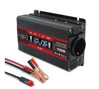 Inverter Potenza Inverter A Onda Sinusoidale Modificata 1500W/2000W/2600W Convertitore Tensione Portatile 12V CC A 110V/220V CA Solare Per Auto Presa UE Convertitore(1500w 12V 50hz A)