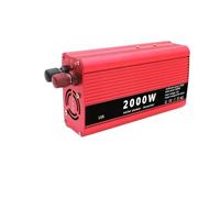 Inverter Potenza Inverter Potenza 2000W CC 12V A CA 220V Per Accendisigari Per Casa O Auto Convertitore Universale Per Ventola Raffreddamento Con Doppia Presa USB Convertitore(2000W red)