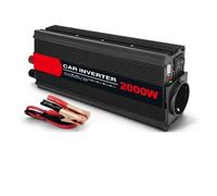 Inverter Potenza Trasformatore Inverter Di Potenza 2000 W CC 12 V A CA 220 V Convertitore Automatico Di Tensione Solare Nero Per Accessori Auto Da Esterno Convertitore(12V,EU Socket A)
