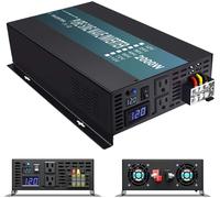 Inverter solare a onda sinusoidale pura potenza 2000W 12V 220V generatore di pannelli solari Inverter convertitore DC AC 24V/48V a 110/120V/230V/240V