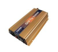 Inverter solare da 1400 W con collegamento alla rete, convertitore a onda sinusoidale pura MPPT 20-50 V CC a 120/230 CA,Protezioni multiple(Gold-1400W,36V,230V)