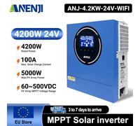 Inverter solare ibrido 4200W Off Grid MPPT 100A 24V 220V onda sinusoidale pura