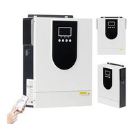 Inverter solare ibrido da 2 KW/3,2 KW con regolatore di carica da 80 A, caricatore inverter off-grid a onda sinusoidale pura da 12 V/24 V a 220 V, per casa e camper