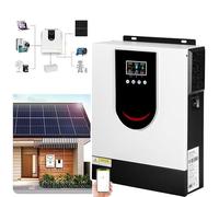 Inverter Solare Ibrido, Inverter Fotovoltaico E Controller Fuori Rete/Collegato Alla Rete (Da 12/24/48V CC A 220V CA), Controller Da 40/80/120/160A + Display Lcd, Onda Sinusoidale Pura,DC48V-6200W