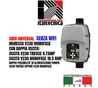 INVERTER V230 ITALTECNICA SIRIO UNIVERSAL CONTROLLO PRESSIONE AUTOCLAVE X POMPA
