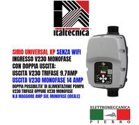 INVERTER V230 ITALTECNICA SIRIO UNIVERSAL CONTROLLO PRESSIONE AUTOCLAVE X POMPA