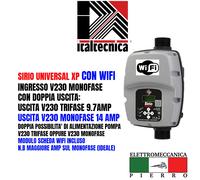 INVERTER V230 ITALTECNICA SIRIO UNIVERSAL CONTROLLO PRESSIONE AUTOCLAVE X POMPA