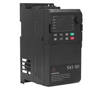 Inverter vettoriale a frequenza variabile da 1,5 kW monofase a trifase con uscita a 380 V, per impieghi gravosi, adatto a motori di tornio e ventilatori. Supporta la comunicazione