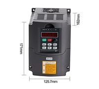 Inverter VFD, 1. 5KW CNC Router mandrino Kit Motore 150 0KW 0-24000RPM Aria di raffreddamento del mandrino e 15kw VFD. Inverter & 80mmClamp & ER16 Collet(220)