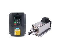 Inverter VFD, Kit motore del mandrino raffreddato ad aria 3.5KW ER20 CNC. Motore di fresatura + inverter 4KW / VFD. for Cnc.