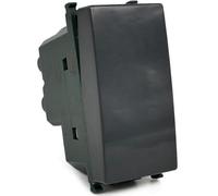 Invertitore 16A 250V da incasso - Colore Nero - Compatibile con serie Vimar Plana