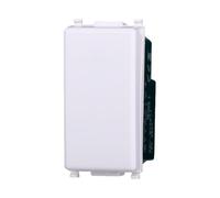 Invertitore 16A, Moduli Bianchi, Compatibile Con Vimar Plana, frutti, interruttori, pulsanti, deviatori, dimmer, sensori, PIR, buzzer, Per Placche originali e compatibili