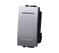 Invertitore 16A, Modulo Grigio, Compatibile Con BTicino Living, frutti, interruttori, pulsanti, deviatori, dimmer, sensori, PIR, buzzer, Per Placche originali e compatibili