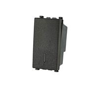 Invertitore 1P 16A Nero Compatibile con Vimar Arke