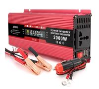 Invertitore Convertitore Di Caricabatteria Portatile Auto Da 12V 24V A 220V 2000W/1200W/500W Di Potenza A Onda Sinusoidale Modificata Da CC A CA(2000W 12V to 220V)