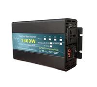 Invertitore Convertitore Potenza Da CC 12V/24V A CA 220V 1000W 1600W 2800W Trasformatore Tensione Inverter Solare Display A LED Inverter A Onda Sinusoidale Pura(1600W,12V,220V-240V 60HZ)