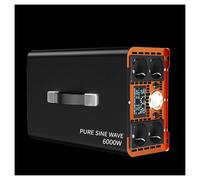 Invertitore Convertitore Solare Da 6000W 7000W 12 V/24 V/48 V/60 V/72 V CC A CA 220 V 240 V Per Auto Camper Veicoli Inverter Onda Sinusoidale Pura Presa Universale(60V,220-230V 50HZ,6000W)
