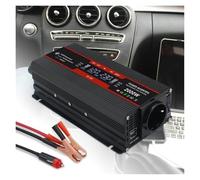 Invertitore Convertitore Tensione Da 1500 W/2000 W/2600 W CC 12 V/24 V A CA 220 V 230 V Nero Con Presa UE E Display LCD Inverter Potenza Solor(2000W 12V)