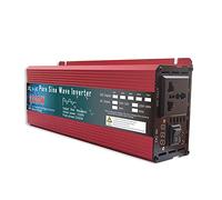 Invertitore dell'onda sinusoidale pura, Inverter a onda sinusoidale pura DC 12v / 24v 1000W 1600W 2000W 3000W Convertitore portatile for banca di potere Inverter solare per camion, auto, camper, casa(