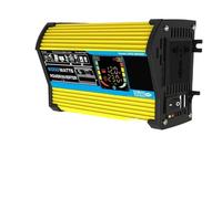 Invertitore di potere, Convertitore di tensione a onda sinusoidale modificata da 6000 W for auto, display LCD, doppia porta USB(Yellow)