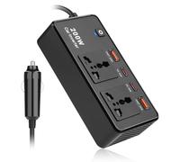 Invertitore di potere dell'automobile efficiente leggero DC12V ad AC220V con il dispositivo multiplo che carica le porte USB per l'alimentazione stabile guida a lunga distanza