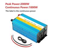 Invertitore di potere, Inverter con caricabatteria Inverter for auto Trasformatore a onda sinusoidale pura Batteria di backup(2000W,12V)