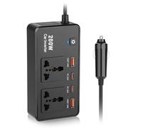 Invertitore efficiente leggero DC12V di potere dell'automobile ad AC220V con il dispositivo multiplo che fa pagare le porte USB per l'alimentazione elettrica stabile