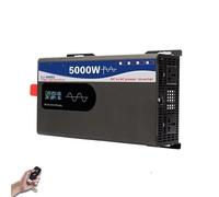 Invertitore Inverter A Onda Sinusoidale Pura 72V 96V 120V 5000W 6000W Convertitore Di Potenza Inverter Solari Per Auto Off-Grid Montaggio A Parete(96V,5000w Remote Control)