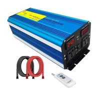 Invertitore Inverter A Onda Sinusoidale Pura Da 8KW 6 KW 5KW DC12V/24V-AC220V 230V Per Camper Auto Convertitore Di Tensione Esterna Da 50Hz(24V 220V 6000W B)