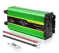Invertitore Inverter AC110V Onda Sinusoidale Pura Tensione Di Ingresso 12V/24V 60Hz Presa Batteria Convertitore Campeggio/esterno Lavoro/viaggio(Green 24V 110V 8000W)