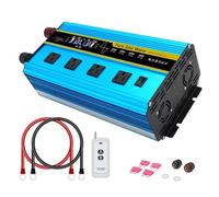 Invertitore Inverter AC110V Onda Sinusoidale Pura Tensione Di Ingresso 12V/24V 60Hz Presa Batteria Convertitore Campeggio/esterno Lavoro/viaggio(Blue 24V 110V 6000W)