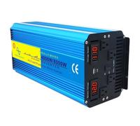 Invertitore Inverter AC110V Onda Sinusoidale Pura Tensione Di Ingresso 12V/24V 60Hz Presa Batteria Convertitore Campeggio/esterno Lavoro/viaggio(Blue 12V 110V 8000W)