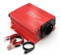Invertitore Inverter Per Auto 300W 500W DC12V AC220V Convertitore Caricabatterie Portatile Per Esterni Presa Accendisigari UE/universale(Red 500W EU)
