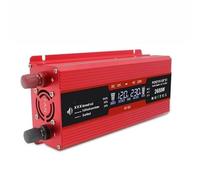 Invertitore Inverter Universale 12V/24V AC220V Con Display A LED Convertitore Da Campeggio All'aperto Con 4 Porte Adattatore Di Trasferimento Di Potenza(2600W LCD red,12V)