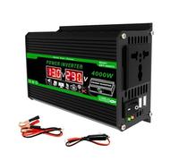 Invertitore Per Campeggio RV 4000W Doppio Display LCD Digitale Inverter Solari DC 12V A AC 110V 220V Portatile Power Bank Auto Convertitore(AC 110V)