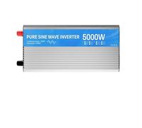 Invertitore Per Camper Auto Uso Domestico Inverter Potenza Per Onda Sinusoidale Pura Convertitore Da 3000 W/6000 W 12 V A 220 V 230 V Doppie Prese CA 2 Display LED(24V,5000W)