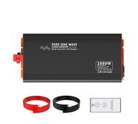 Invertitore Portatile Per Auto 2000 W Convertitore Tensione Alimentazione Inverter A Onda Sinusoidale Pura Da 12 V CC A 72 V CC A 220 V CA(DC60V to AC220V 50Hz)