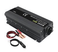 Invertitore Potenza Convertitore Adattatore Ricarica USB Doppio Per Auto Inverter Da 1500 W CC 12 V A CA 230 V Solare Da 12 A 220 Volt Europa(2600W EU)