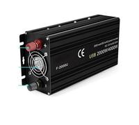 Invertitore Potenza Convertitore Adattatore Ricarica USB Doppio Per Auto Inverter Da 1500 W CC 12 V A CA 230 V Solare Da 12 A 220 Volt Europa(4000W EU)